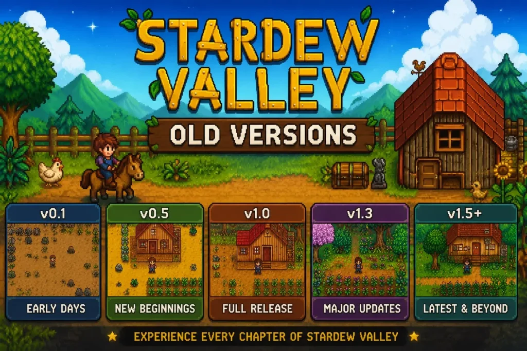 Stardew Valley Old Versions 1 Stardew Valley Old Versions
